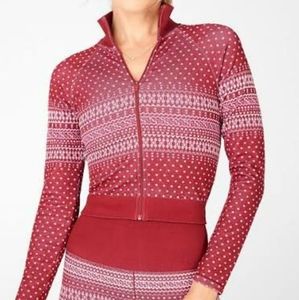 Fabletics Holly Fair Isle jacket/sweater sz M/8